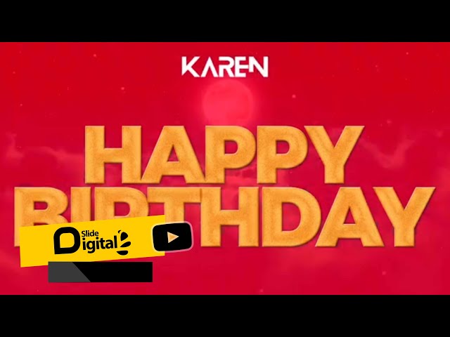 Malkia Karen - Happy Birthday (Video Lyrics) class=