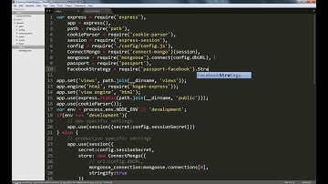 21. Login with Facebook - Setting up PassportJS