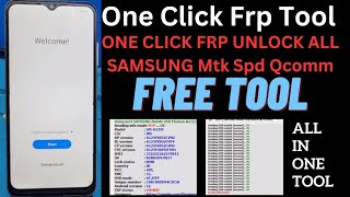 Galaxy A125f Frp One Click Free Tool / Samsung A12 Frp Bypass Samfw Tool / Free Tool Mtk Qcomm Spd