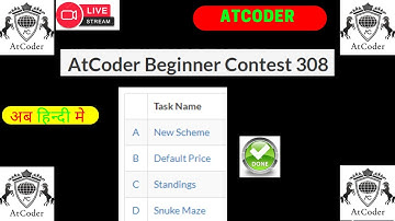 AtCoder Beginner Contest 308 || Live Coding || A || B || C || D || JAVA Code || AtCoder || Contest |