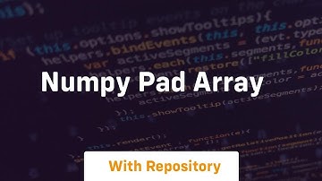 numpy pad array