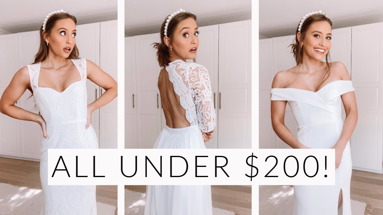 bridesmaid dresses under $200