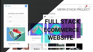 Full stack E-commerce website | MERN Stack development | React,Mongodb,Express,Node js
