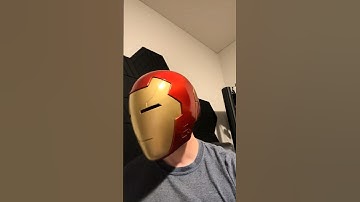 3D Printed Iron Man Helmet!! Iron Man Armored Adventures Mrk I #shorts