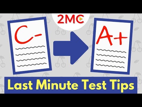 3 Last Minute Test Taking Strategies that WORK! | Exam and Test Prep