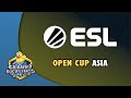 Esl open cup 225 asia with lightvip  weekly eslprotour tournament  patreon