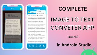 Make Image to Text Converter App | Text Recognition Android App | Google ML in Android Studio screenshot 2