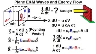 Physics 50   E&M Radiation (18 of 33) Plane E&M Waves and Energy Flow
