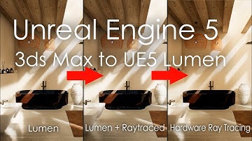 3Ds Max to Unreal Engine 5 lumen \ перенос сцены и настройка отражений в UE5