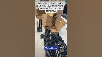 25 x Teltonika routers and IoT SIM’s turned around in 24 hours #iot