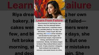 Learn From Failure | English Motivational Story | English Speaking Practise #english #spokenenglish