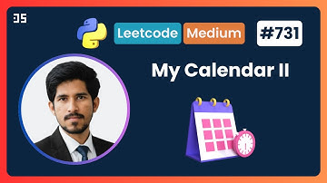 My Calendar Il | Leetcode - 731 | Python