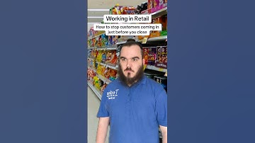 How to stop customers coming in just before you close | Retail Life #retail #shorts