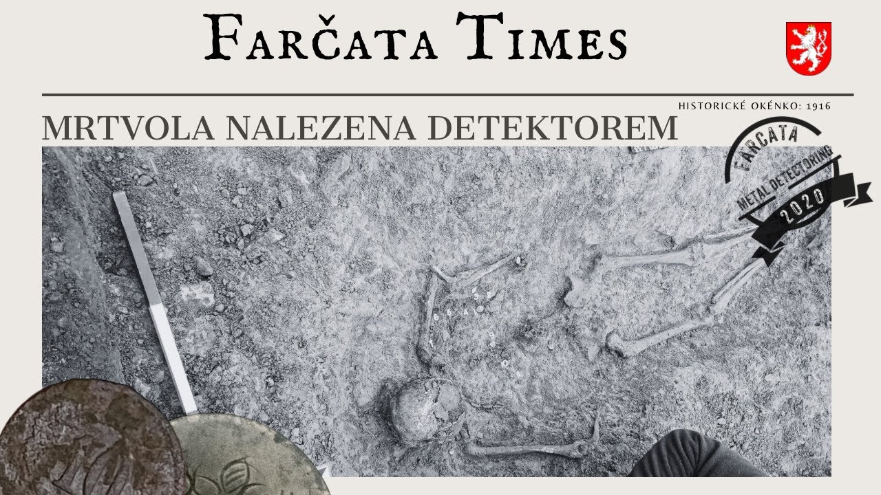 Mrtvola nalezena detektorem -  Farcata metal detectoring - hledání detektorem kovu 2025 #xpdeusii