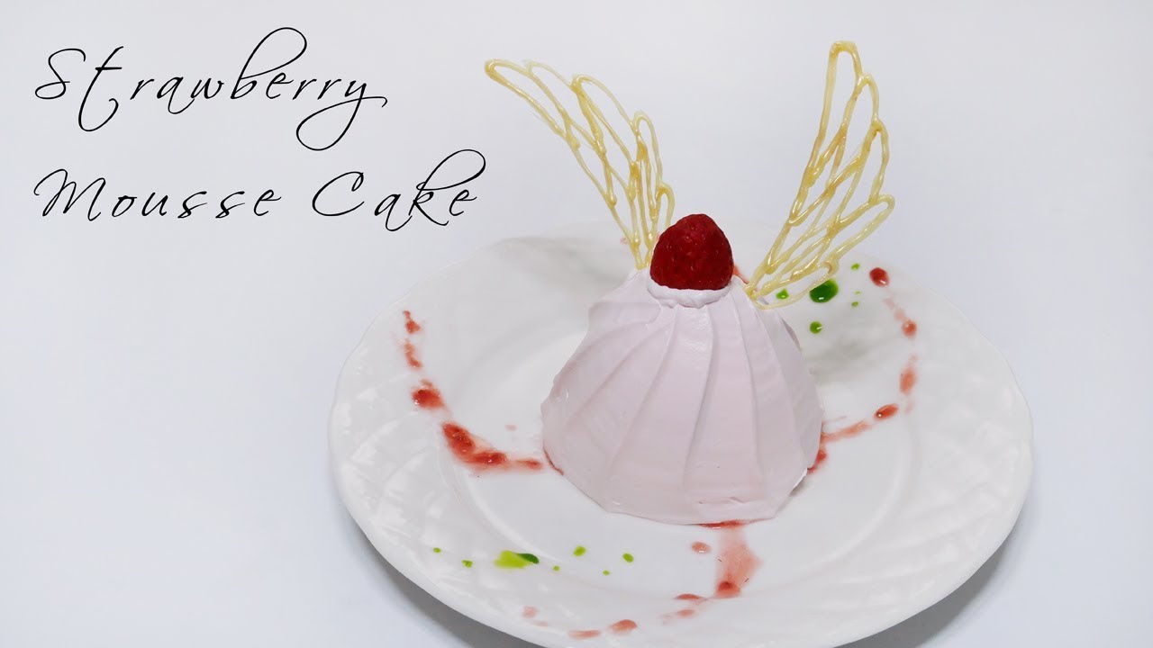 꿈빛 파티시엘' 첫사랑 만들기 (Yumeiro Patisserie-Strawberry Mousse Cake)ㅣ몽브셰(Mongbche)  - Youtube | 식품 아이디어, 음식, 군것질