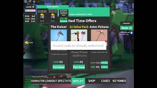 2 code in Strucid (Alpha)