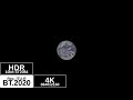 10bit HDR, BT 2020, 4K, Earth