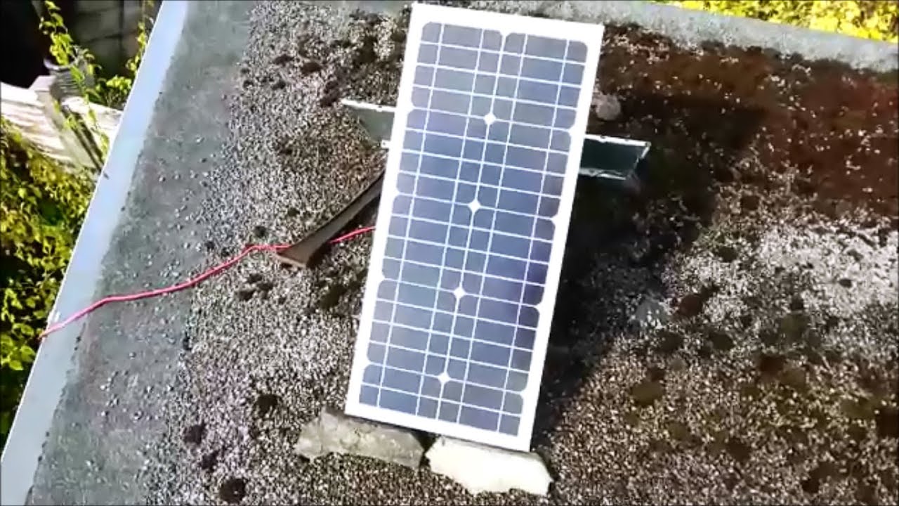Cheap Ebay 20w 20 Watt Solar Panel REAL OUTPUT UK YouTube
