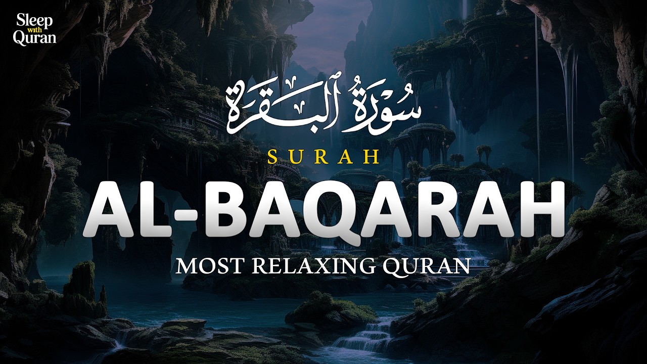 Surah Al-Baqarah ┇ Peaceful & Calming Recitation ┇ سورة البقرة | Sleep with Quran