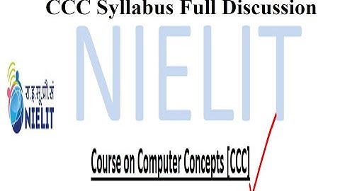 CCC course Syllabus Full Discussion |UPPCL Technician(TG2) & comp. assistant |All competitive exam