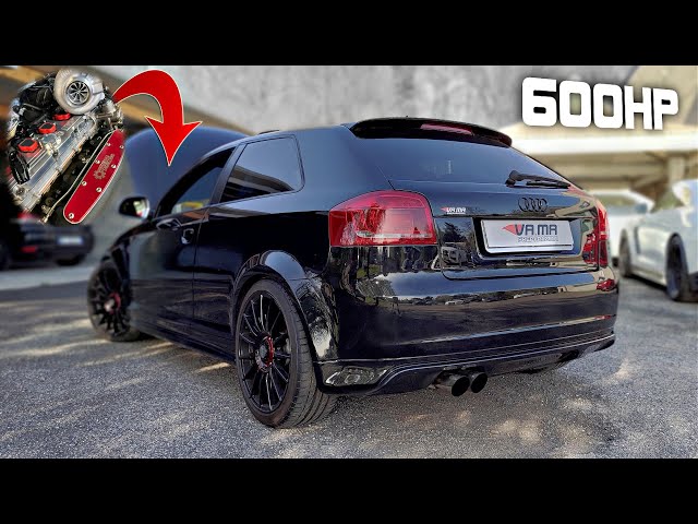 8000+rpm Audi S3 8P by VA.MA (600HP) *SLEEPER*