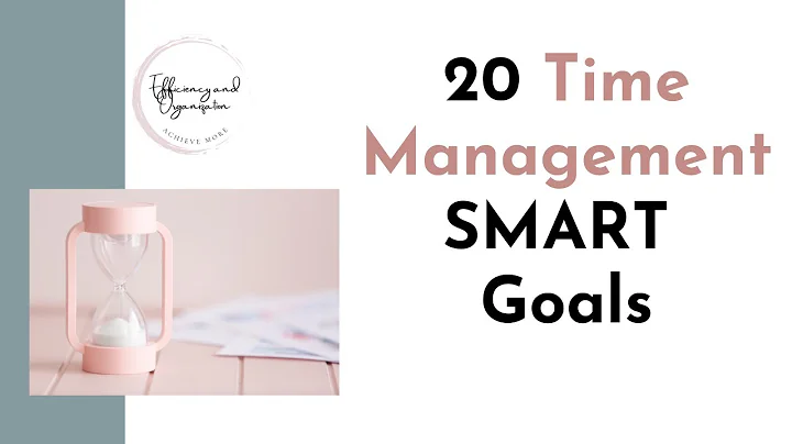 20 Time Management SMART Goals