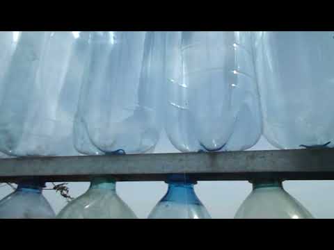 Забор из ПЭТ бутылок 6 лет спустя