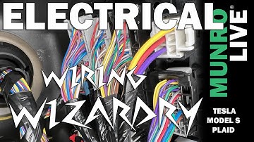 Plaid Low Voltage Wiring First Look | Tesla Plaid Teardown