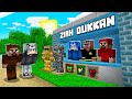 AİLEM KÖYDE ZIRH DÜKKANI AÇTI! 😱 - Minecraft