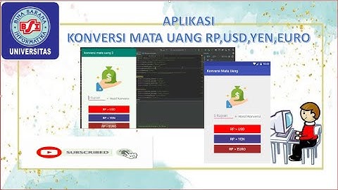 TUTORIAL PEMBUATAN APLIKASI KONVERSI MATA UANG MENGGUNAKAN ANDROID STUDIO