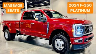 2024 FORD F350 PLATINUM RAPID RED DIESEL