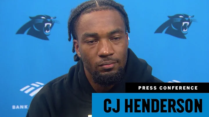 CJ Henderson speaks to the Carolina media for the ...