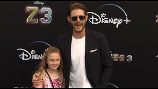 Jensen Ackles and daughter Justice Jay Ackles arrive at 'Zombies 3' Los Angeles Premiere