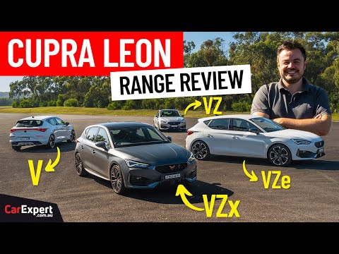 Cupra Leon V v VZe v VZ v VZx review (inc. 0-100 & sound test)