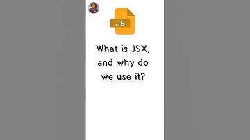 What is JSX, and why do we use it?      #coding #javascript #shorts