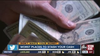 Don't Waste Your Money: The worst places to stash cash in your home