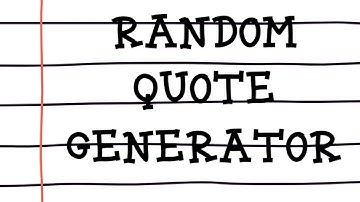Random Quote Generator using Python | Tkinter Random quote generator using .txt file
