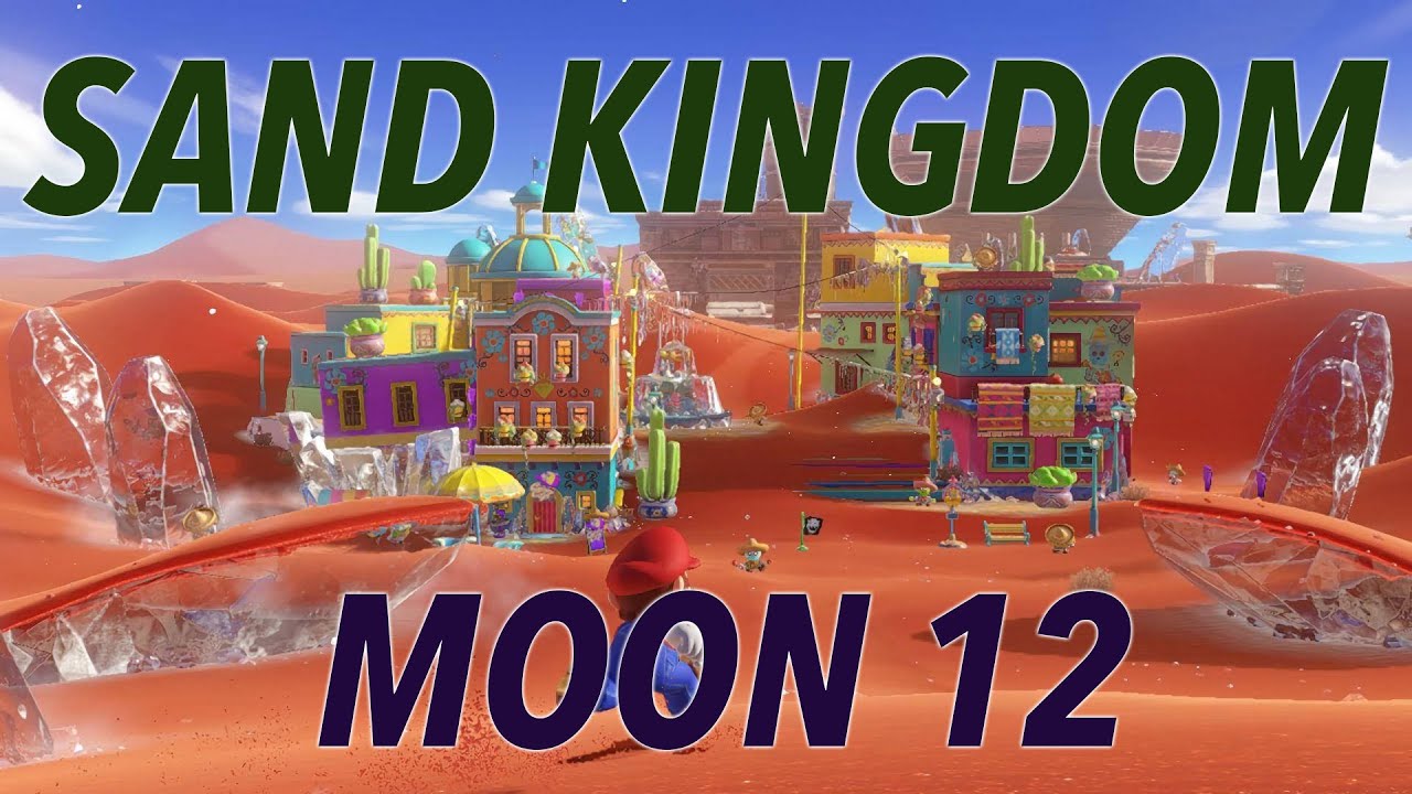 [Super Mario Odyssey] Sand Kingdom Power Moon 12 YouTube