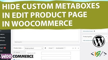 How to Hide Custom Metaboxes in WooCommerce Edit Product Page
