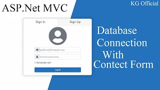 How To Connect Contact Us Form To  Database In ASP. NET MVC | MVC Contact Us | Visual Studio 2019