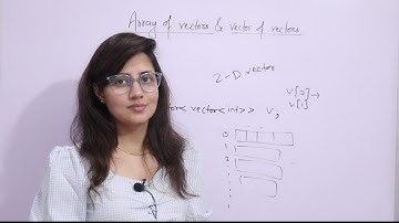 Vector of Vectors & Array of Vectors in C++ | STL in C++ | C++ Placement Course #lecture57