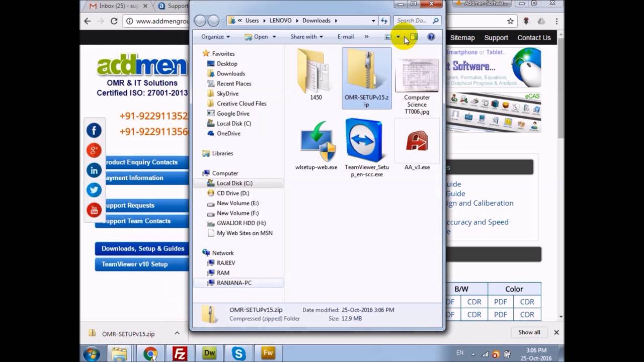OMR Answer Sheet Checker Software Installation YouTube
