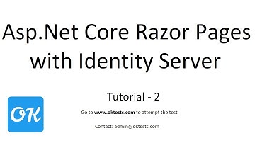 Asp.Net Core Razor Pages Tutorial 2 | Implement Identity in Core 3.0 & 3.1 Razor Pages | OkTests.com