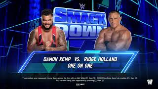 WWE2K24 Damon Vs Ridge Gameplay Match & News - Hindi Commentary