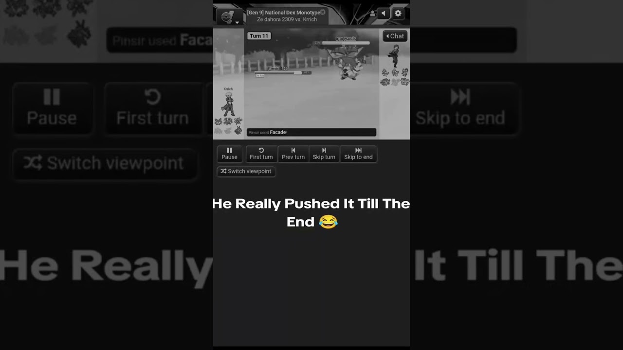 Mega Pinsir Shenanigans Pokemon Showdown Gen 9 National Dex Monotype Battle