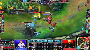H2K vs GIANTS | LCS EU 2015 Summer | 8. nap 2. meccs