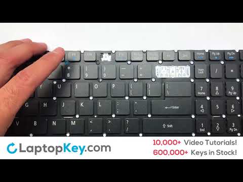 Replace Keyboard Key Acer Aspire V5 V7  Fix Laptop Installation Repair