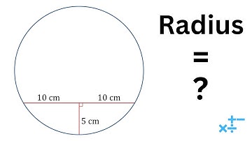 Tricky Geometry Problem - Find the radius of the circle