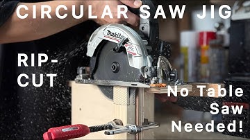 How to Make a Rip-Cut Jig for Your Circular Saw