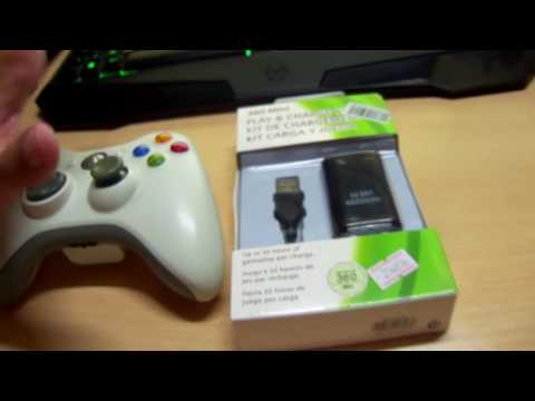 Bateria para mando XBOX 360 con carga micro USB!! - YouTube